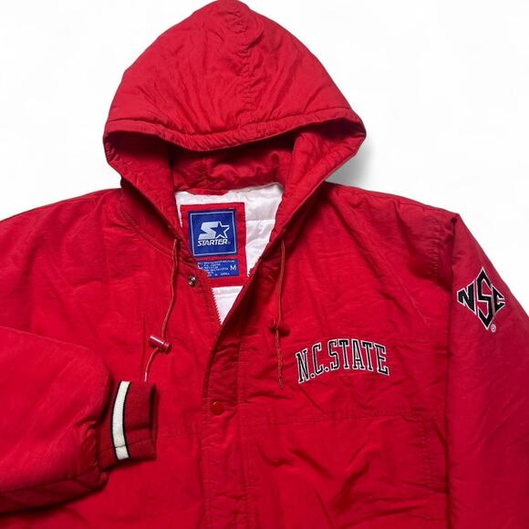 Starter 90s Vintage North Carolina NC State University Wolfpack Jacket Medium - Picture 4 of 7